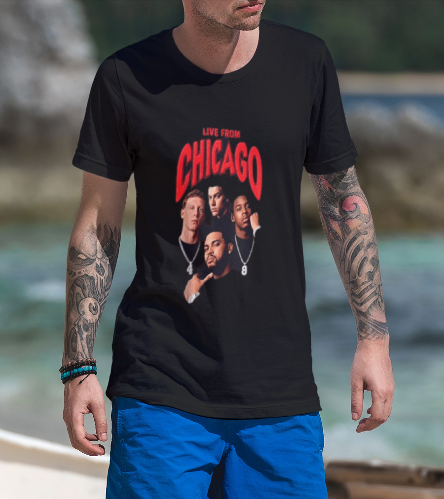 Live From Chicago Basketball Stars T-Shirt