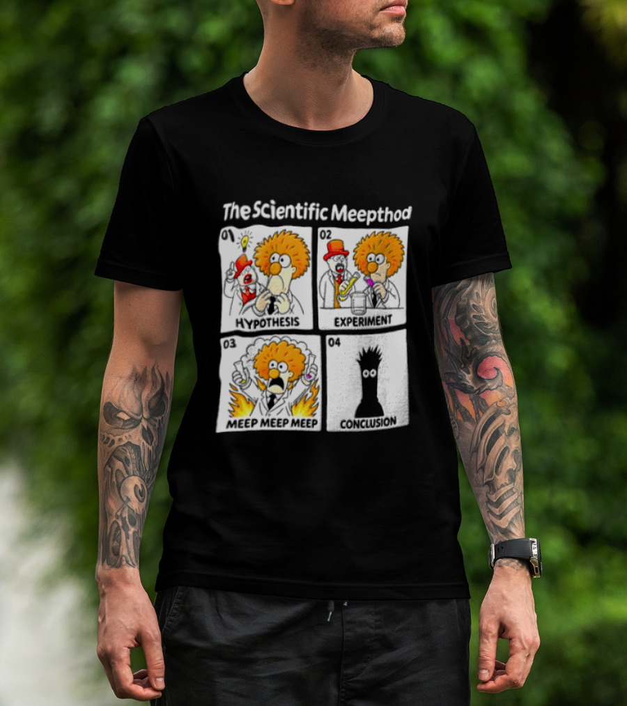 The Scientific Meepthod Beaker Experiment Walter White Conclusion Comic T-Shirt