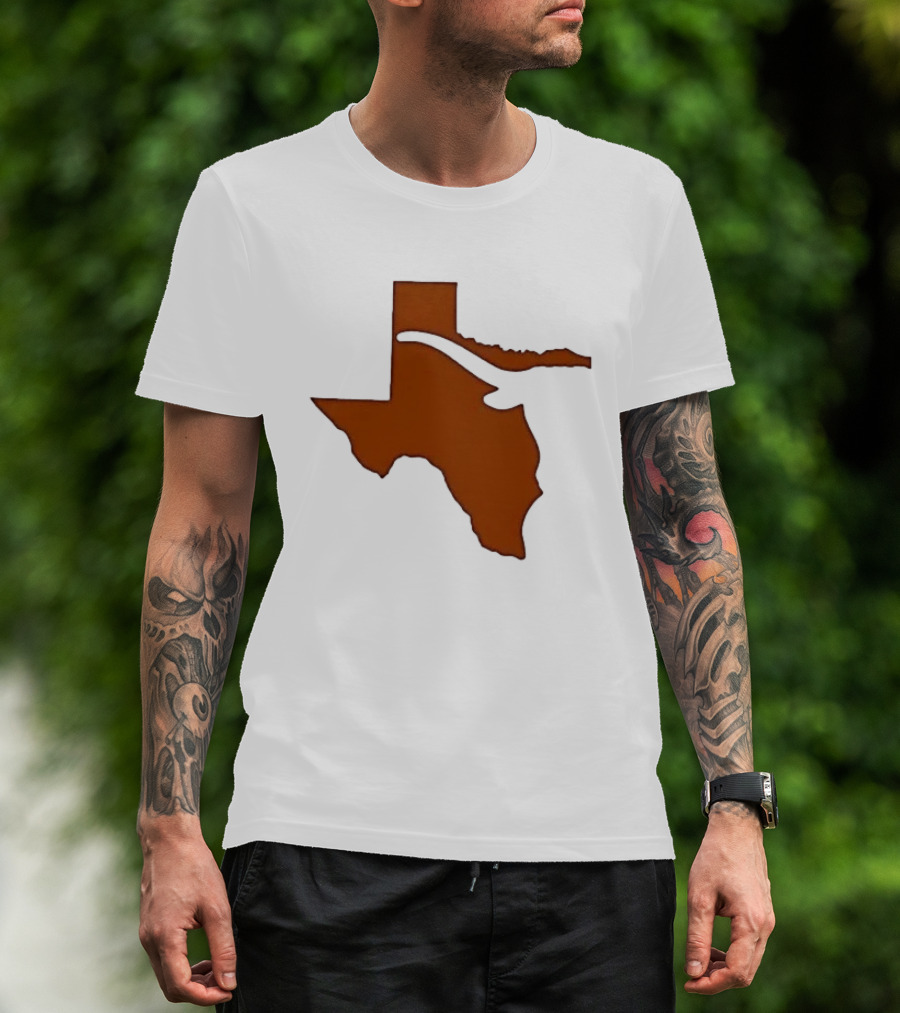 Texas State Longhorn Steer Original Orange T-Shirt