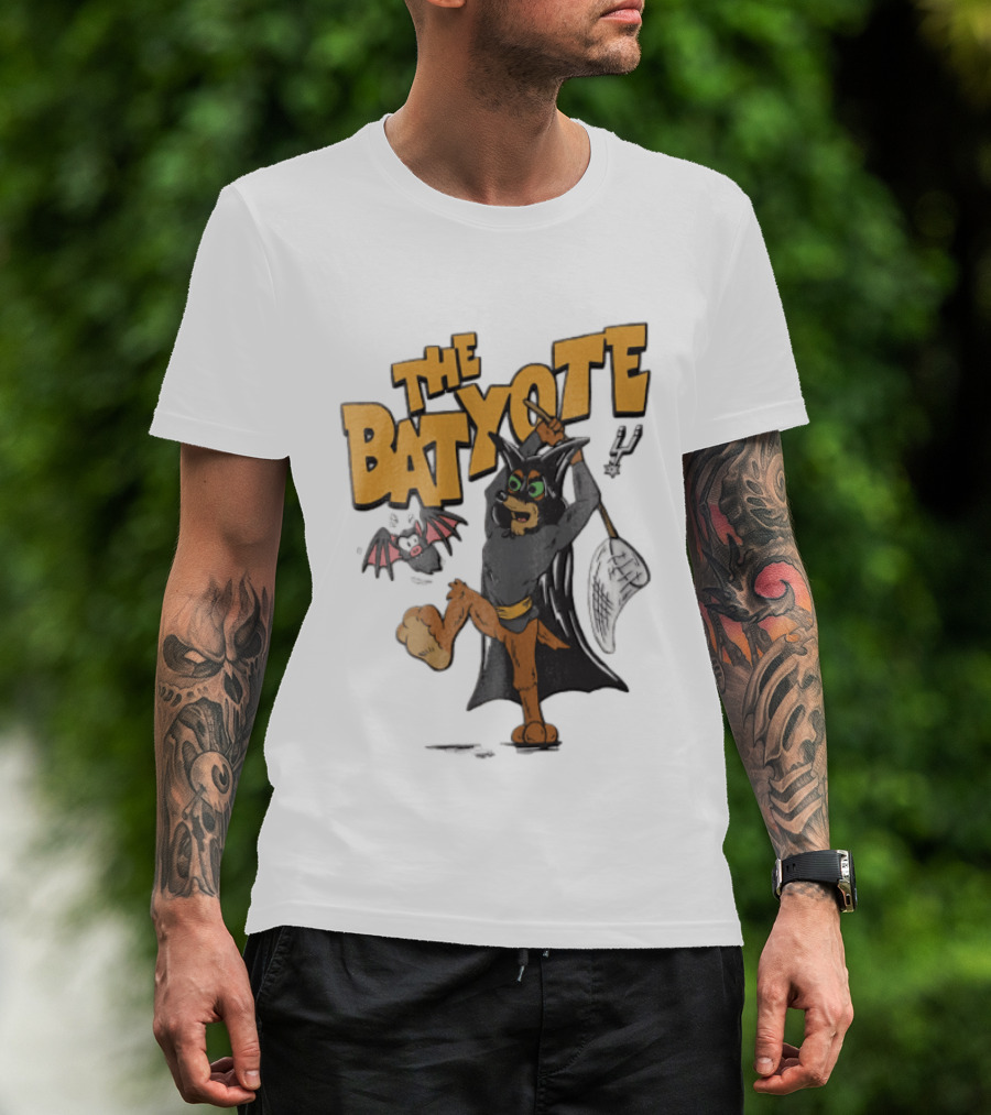 The Bat Yote Coyote Butterfly Net Creature Cartoon San Antonio Spurs NBA T-Shirt