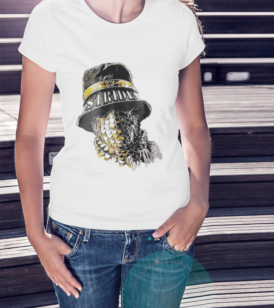 Strides Mmxxv Magpie Bucket Hat Golden Feather Mask T-Shirt
