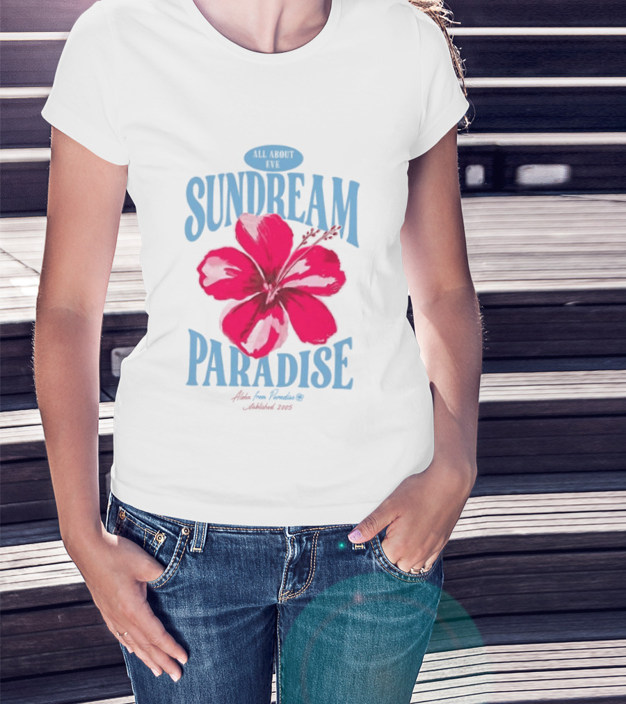 Sundream Paradise Hibiscus Aloha For Relaxing Established 2005 T-Shirt