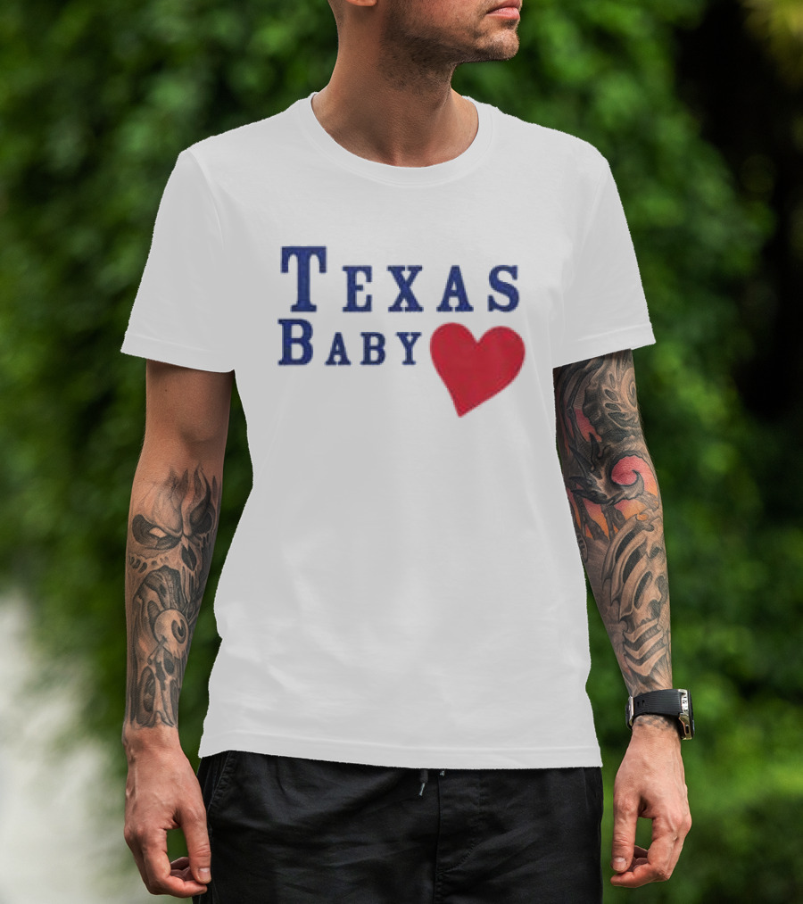 Susannah Joffe Store Texas Baby Heart Tank T-Shirt