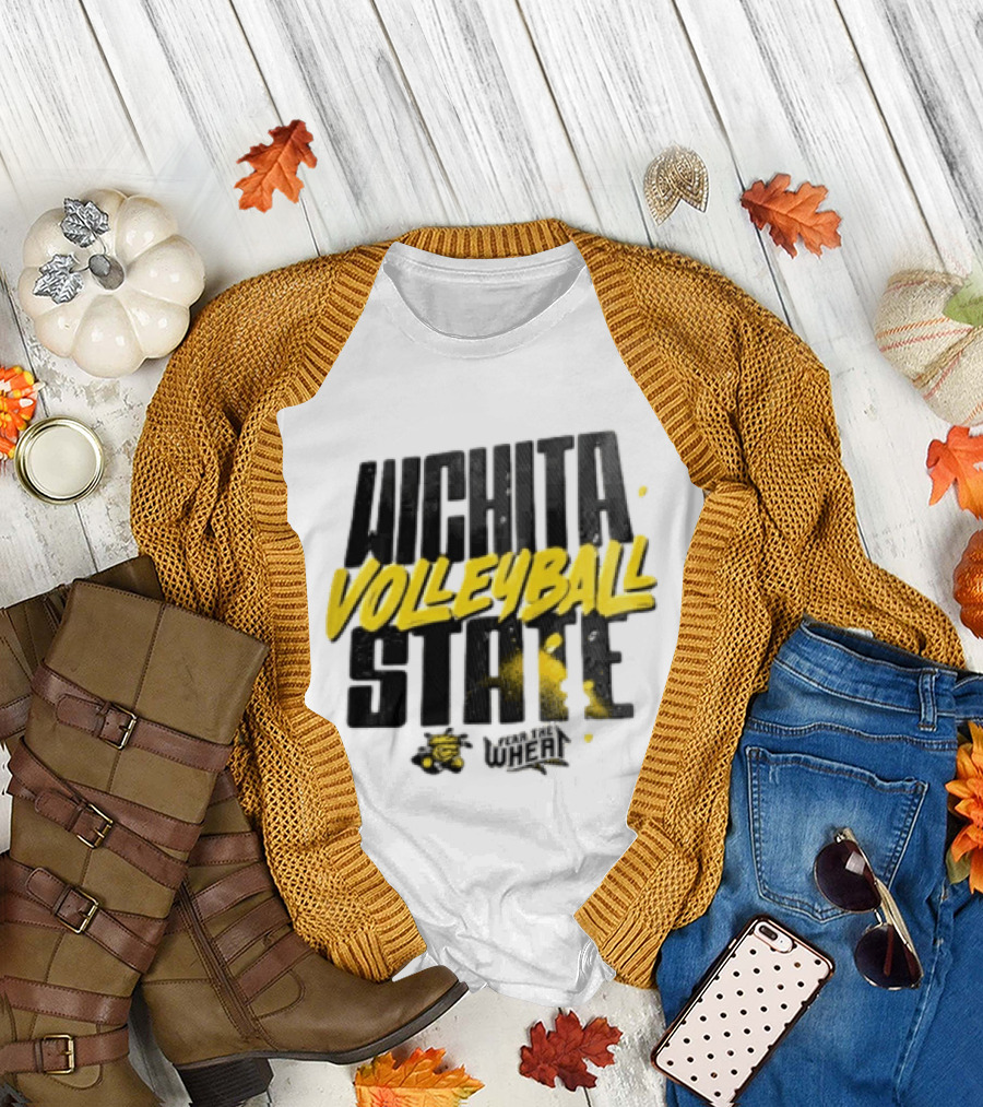 Wichita State Volleyball Fear The Wheat T-Shirt