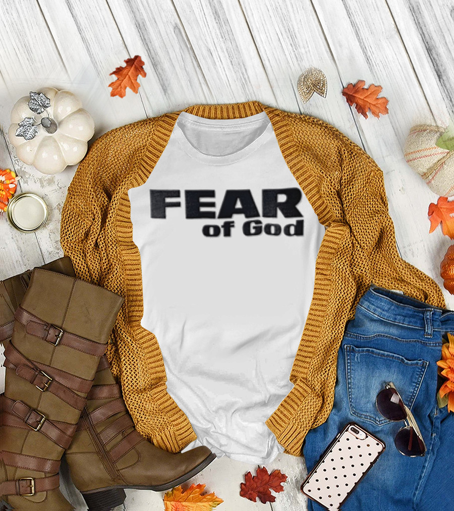 Fear Of God Heavy Block Lettering Minimalist T-Shirt