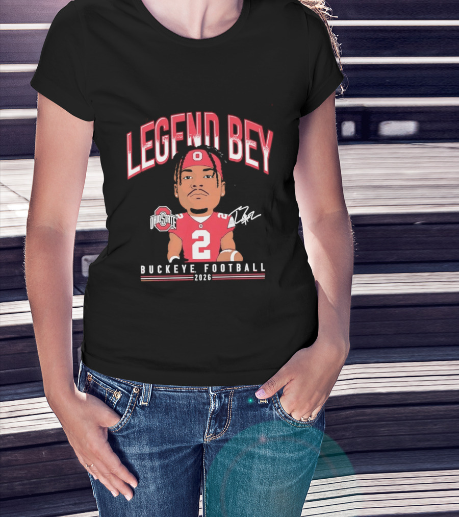 Legend Bey No 2 Ohio State Buckeye Football 2026 T-Shirt
