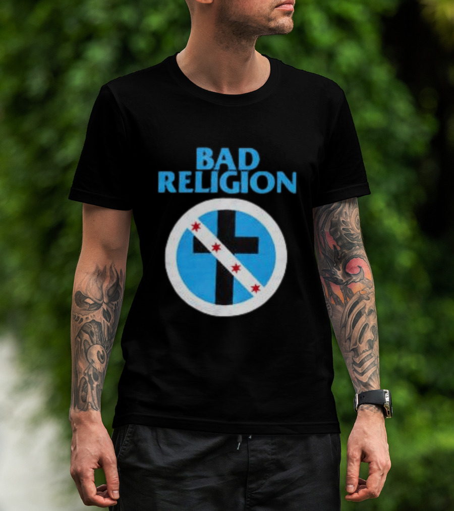 Bad Religion Store Riot Fest Chicago T-Shirt