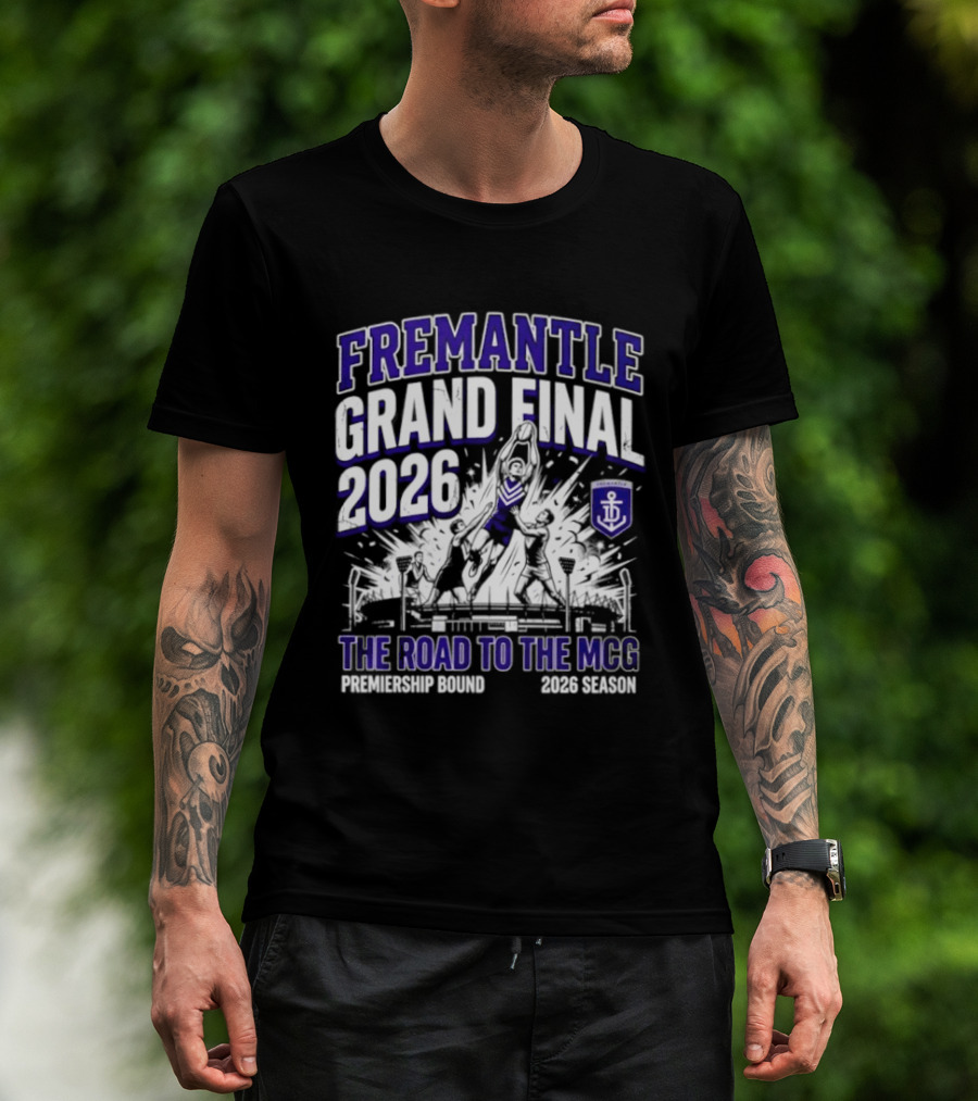 Fremantle Grand Final 2026 Road To The MCG AFL Dockers T-Shirt