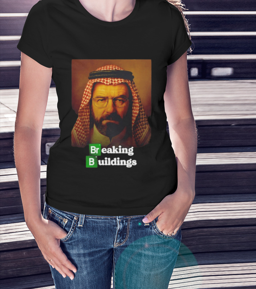 Breaking Buildings Bryan Cranston Walter White Middle Eastern Headdress T-Shirt
