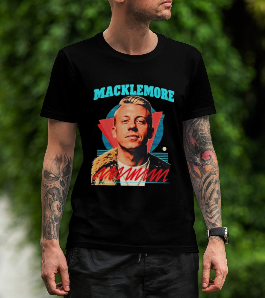 Macklemore Vintage Retro Style Collage T-Shirt