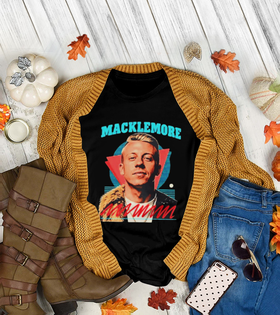 Macklemore Vintage Retro Style Collage T-Shirt