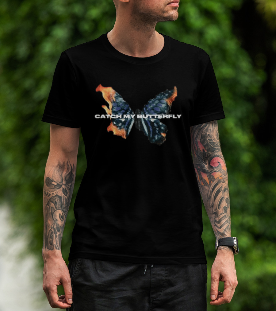 Catch My Butterfly Dirty Honey Women's Crop Top T-Shirt