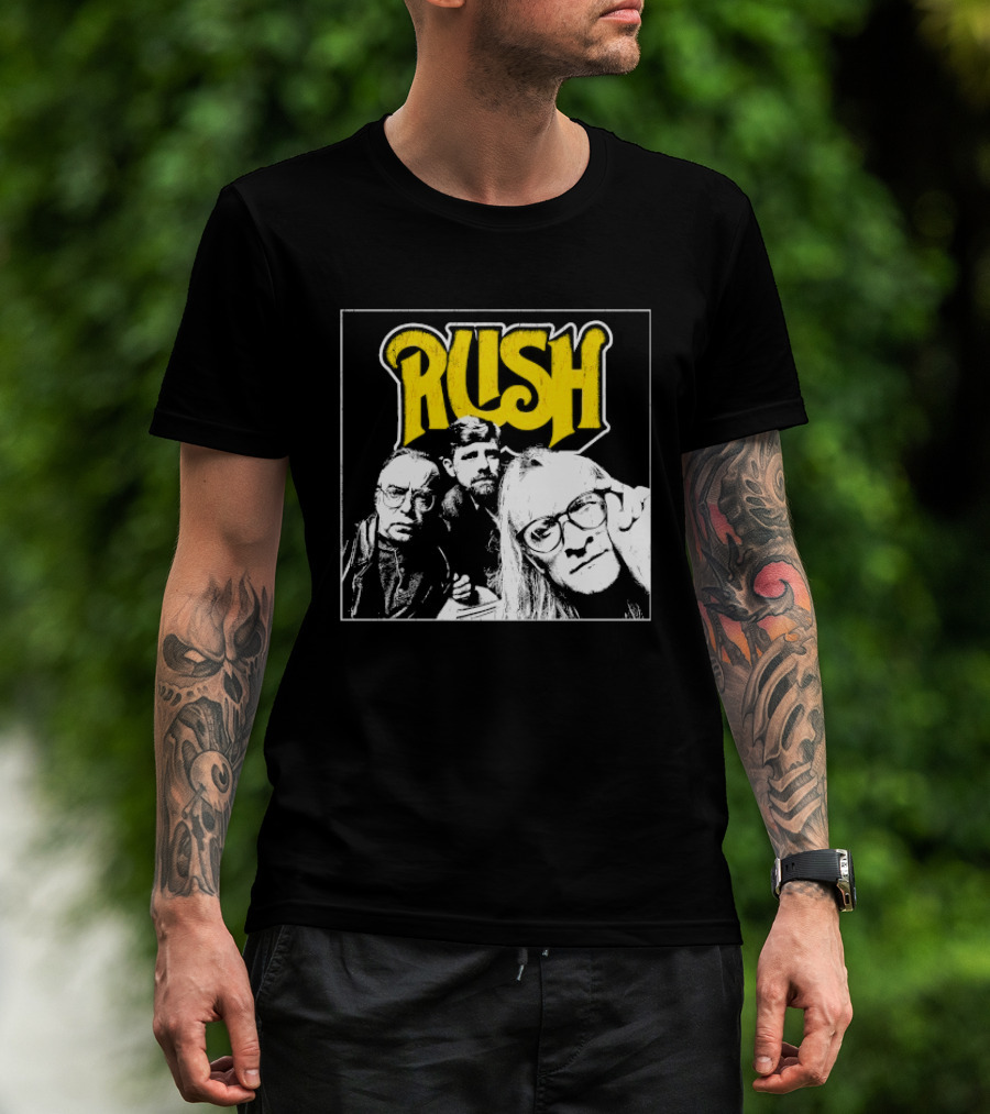 Rush Lone Gunmen Yellow T-Shirt