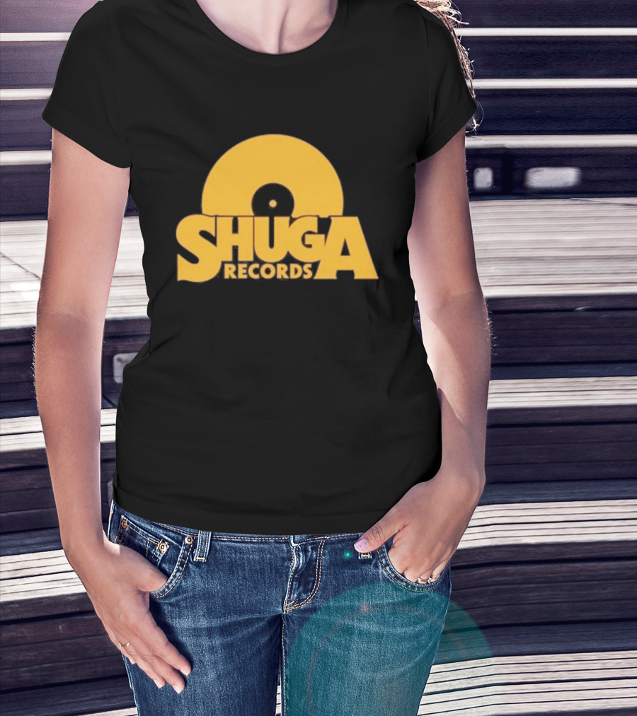 Shuga Records Vinyl Icon Retro Style Collection T-Shirt