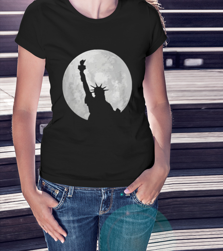 Statue Of Liberty Lunar T-Shirt