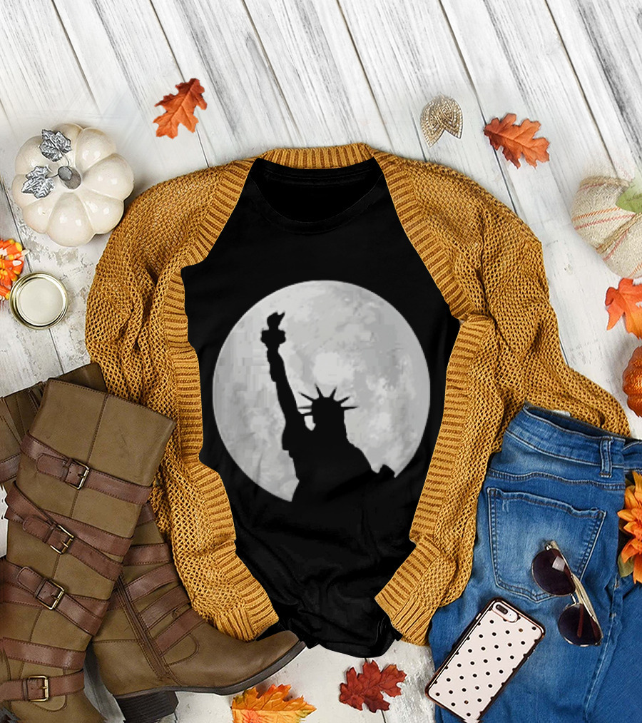 Statue Of Liberty Lunar T-Shirt