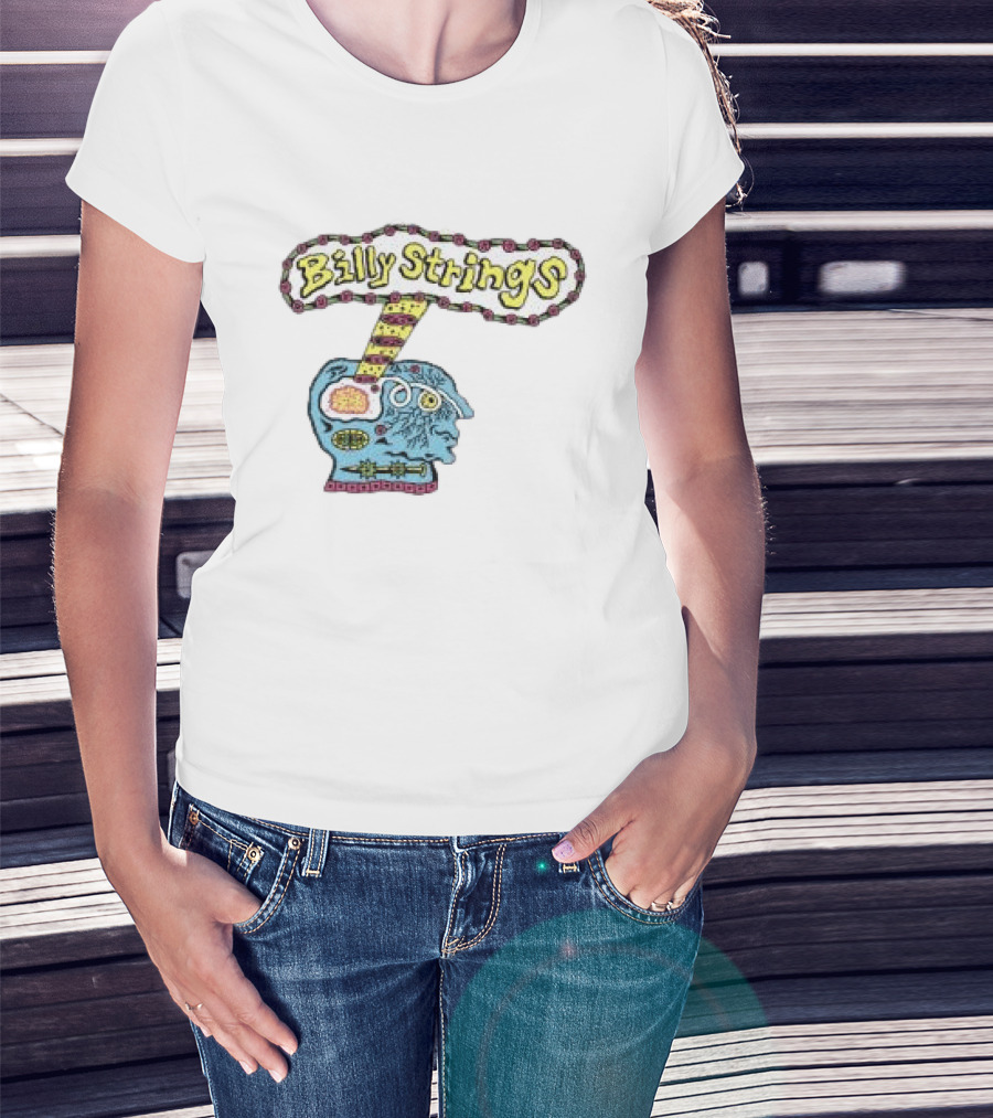 Billy Strings Store Head Brain T-Shirt