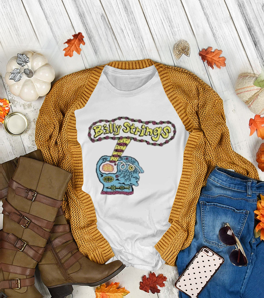 Billy Strings Store Head Brain T-Shirt