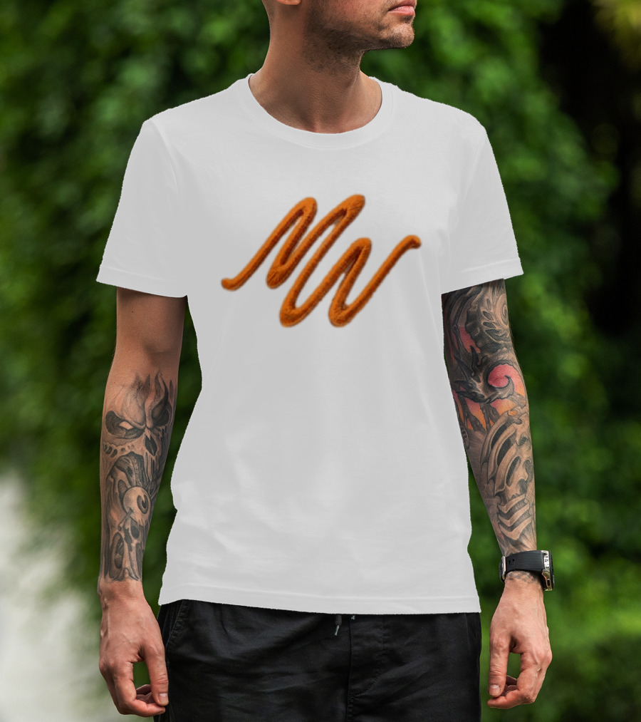 Morgan Wallen Store Mw X Ut Hat Orange MW Squiggle T-Shirt