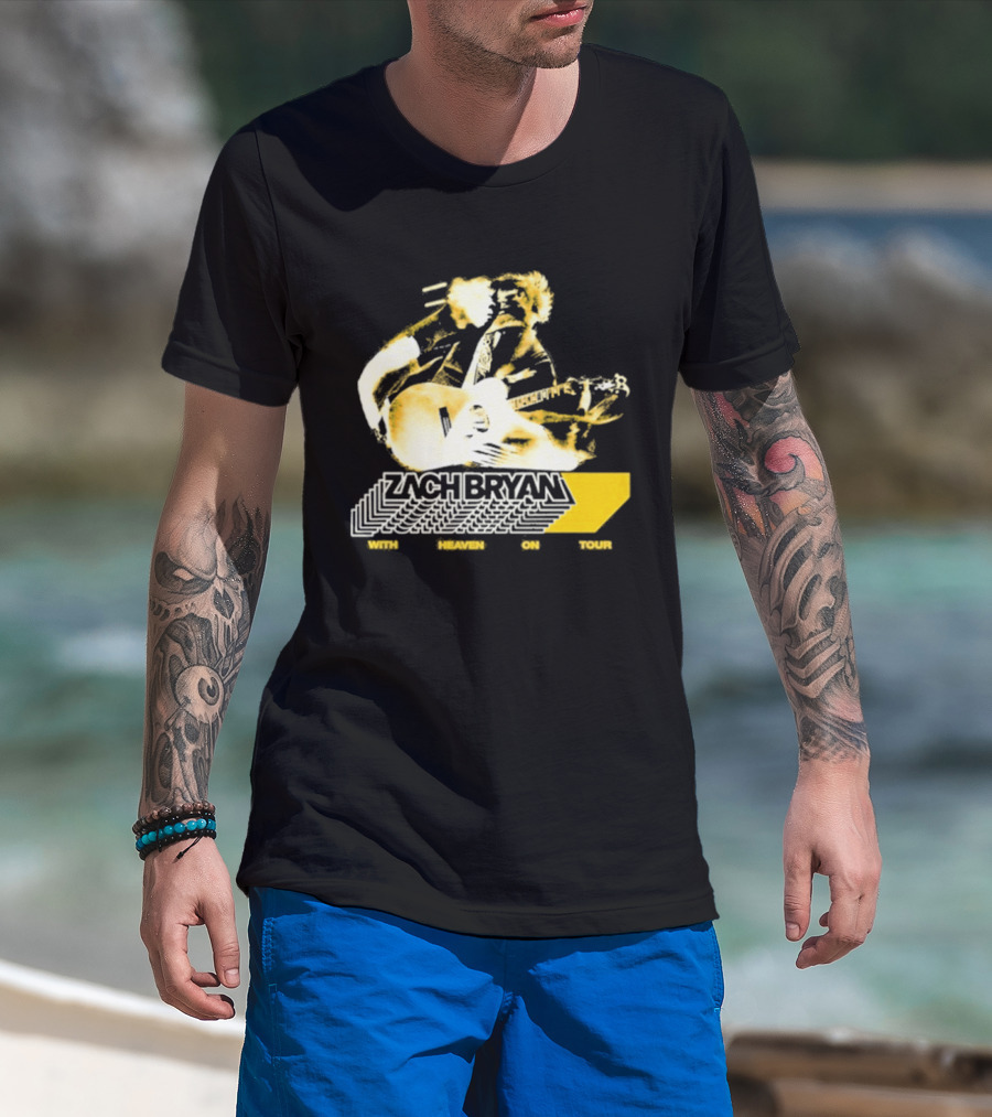 Zach Bryan With Heaven On Tour Sep 18 2026 The Woodlands Dover DE T-Shirt