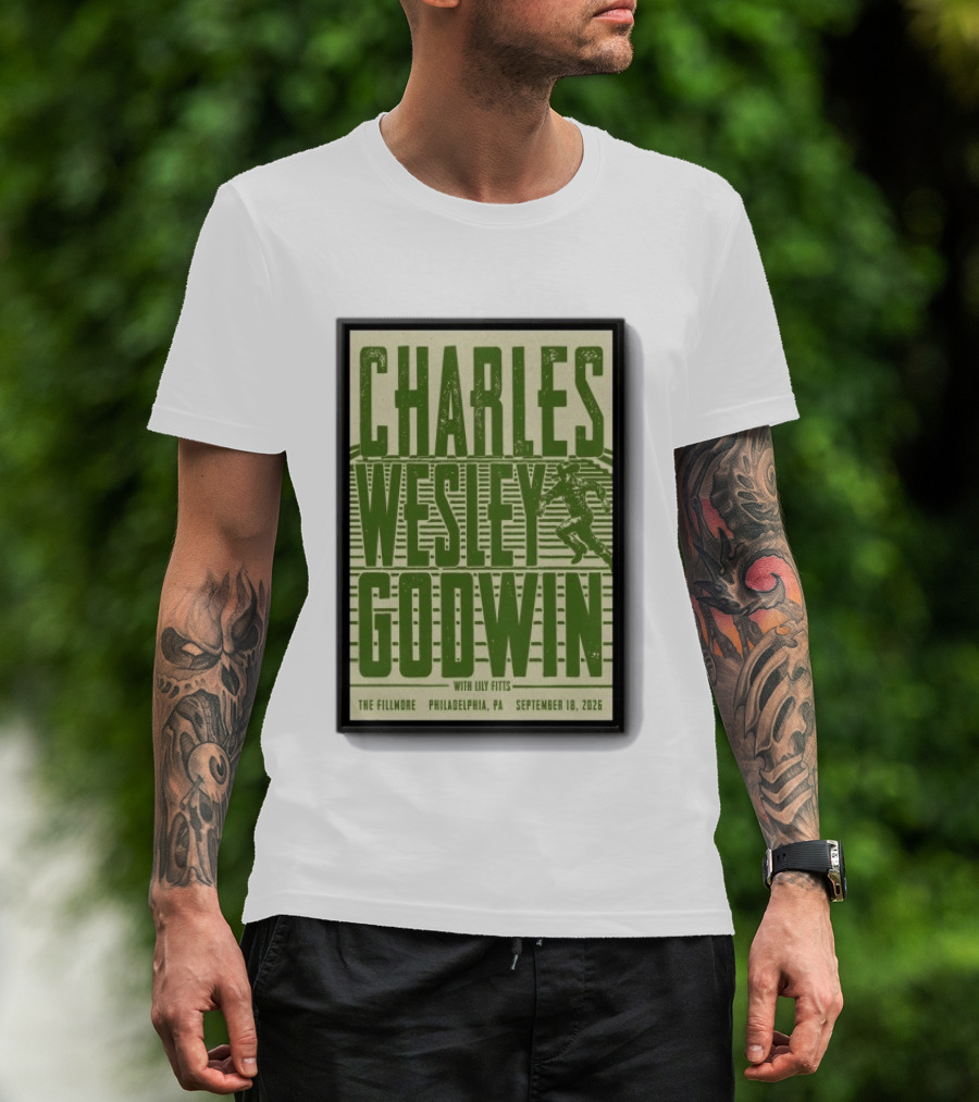 Charles Wesley Godwin The Fillmore Philadelphia PA September 18 2026 T-Shirt
