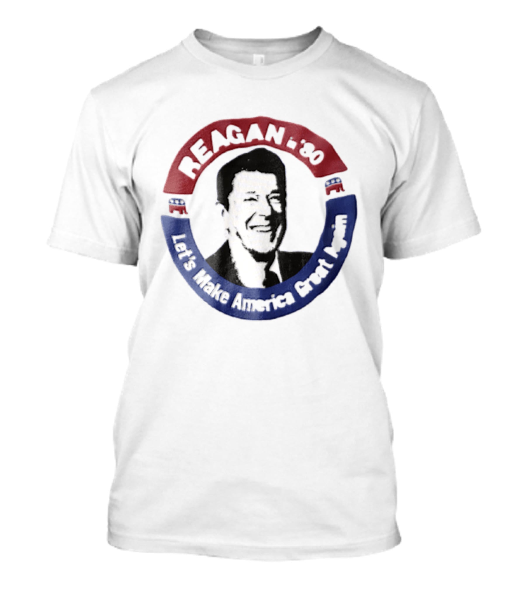 Reagan In '80 Let's Make America Great Again T-Shirt