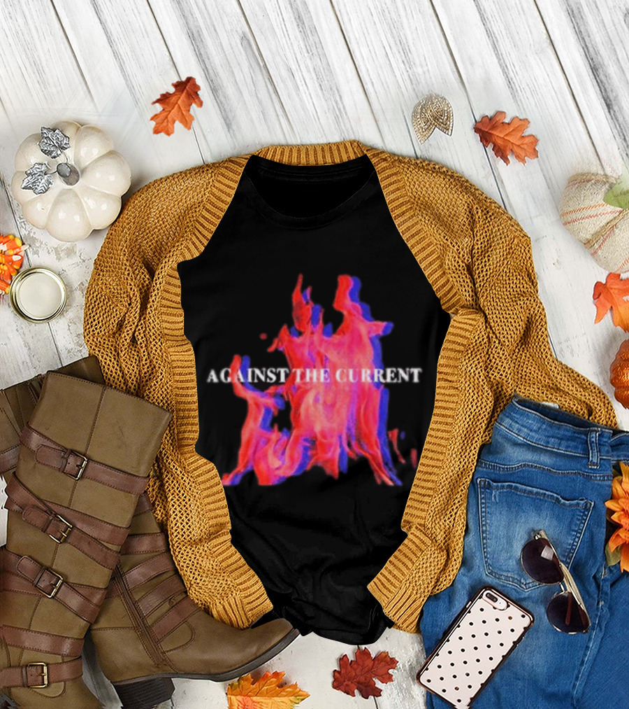 Against The Current Flames Fiery T-Shirt