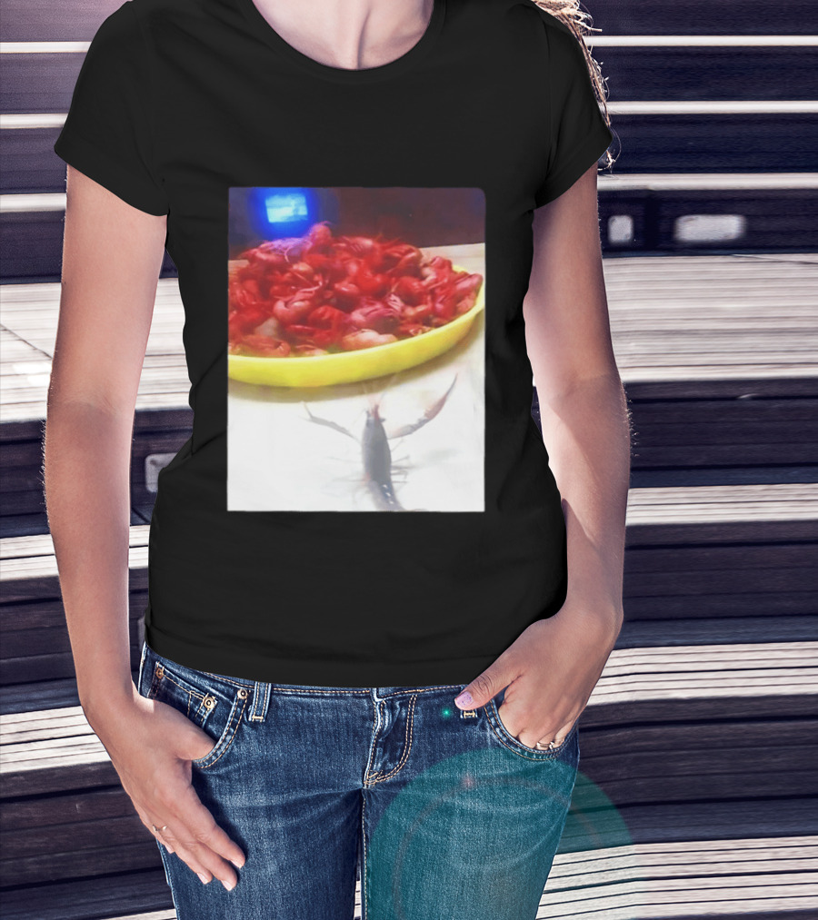 Sad Shrimp Meme T-Shirt