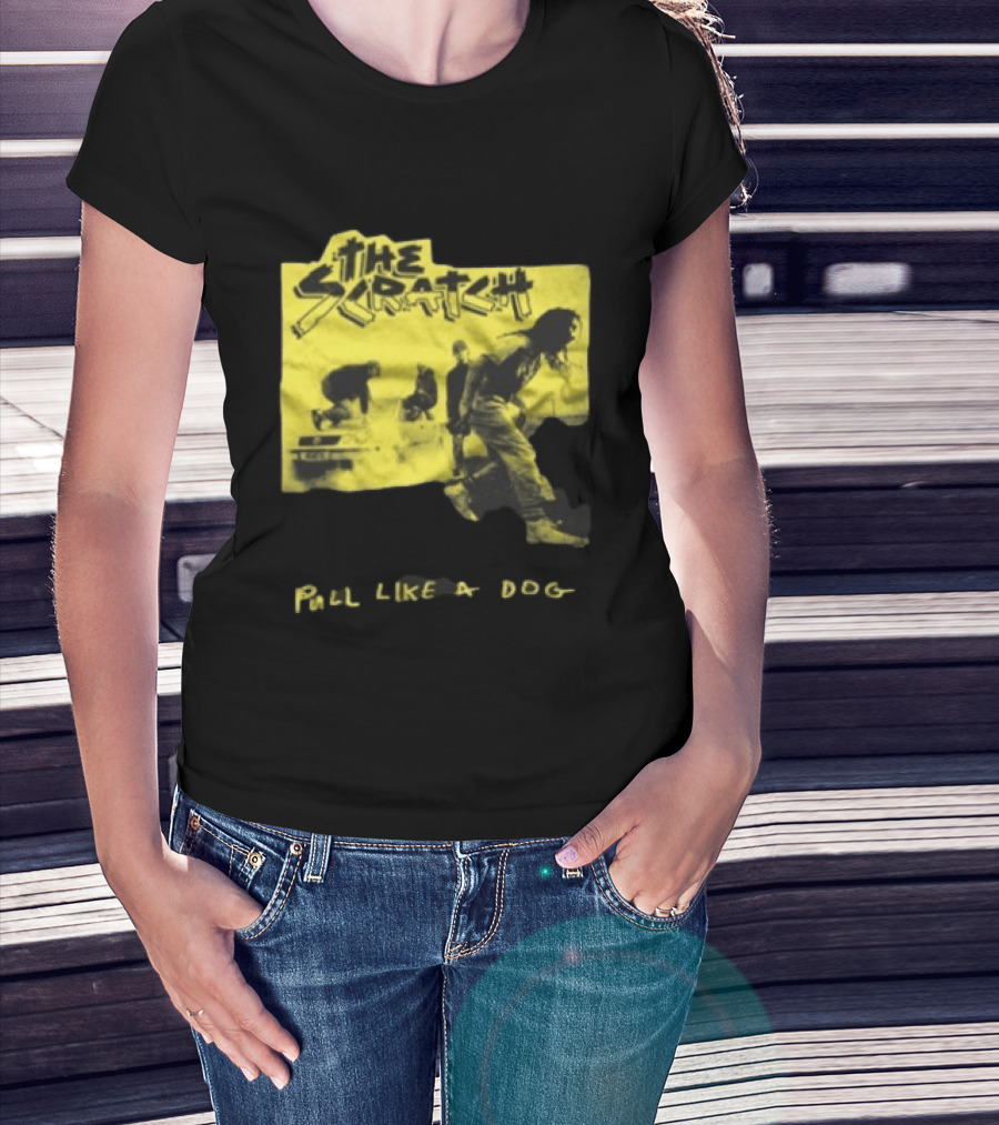 The Scratch Pull Like A Dog Grunge Style Vintage Band T-Shirt