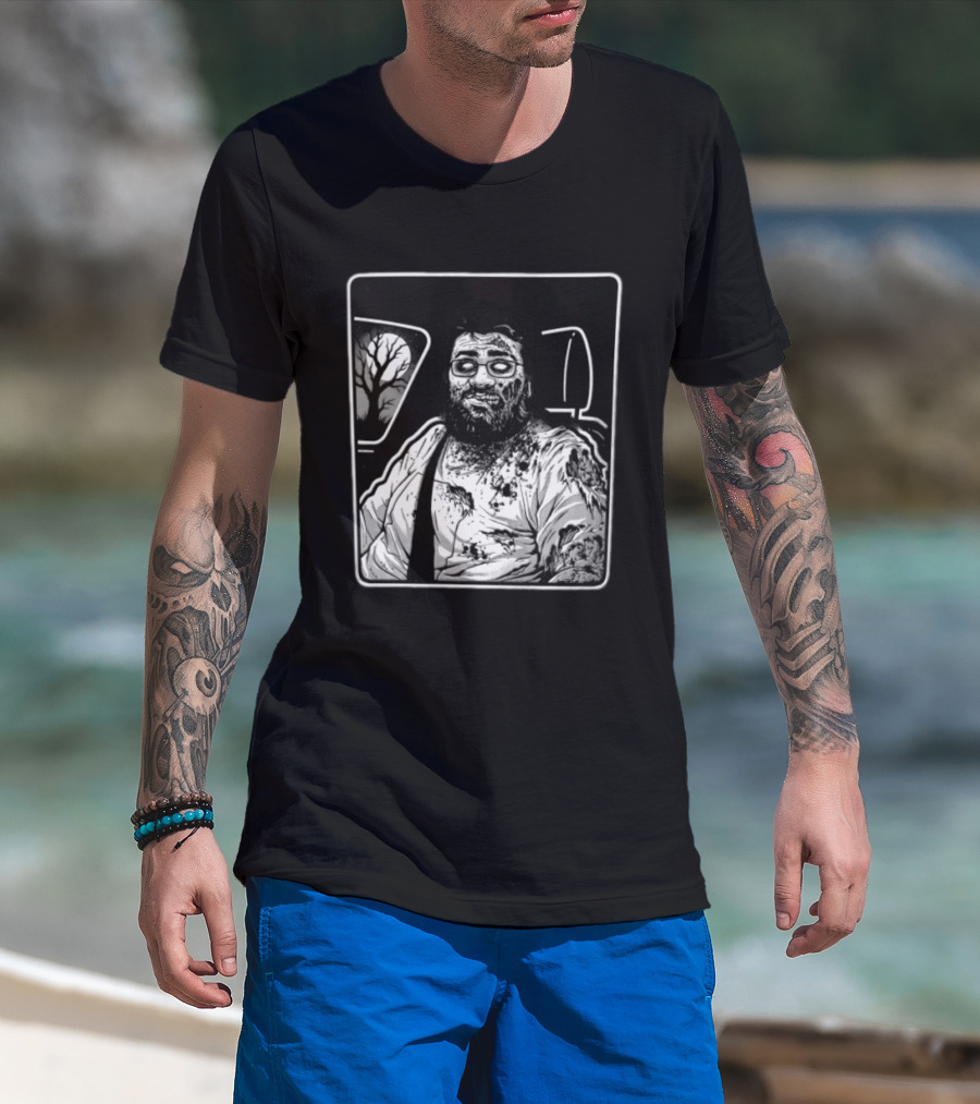 Undead Armenian Cory Zombie Ride With Tree T-Shirt