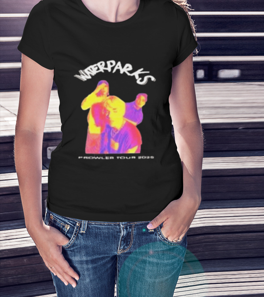 Waterparks Infrared Prowler Tour 2025 Crystallized Oceans Songs T-Shirt