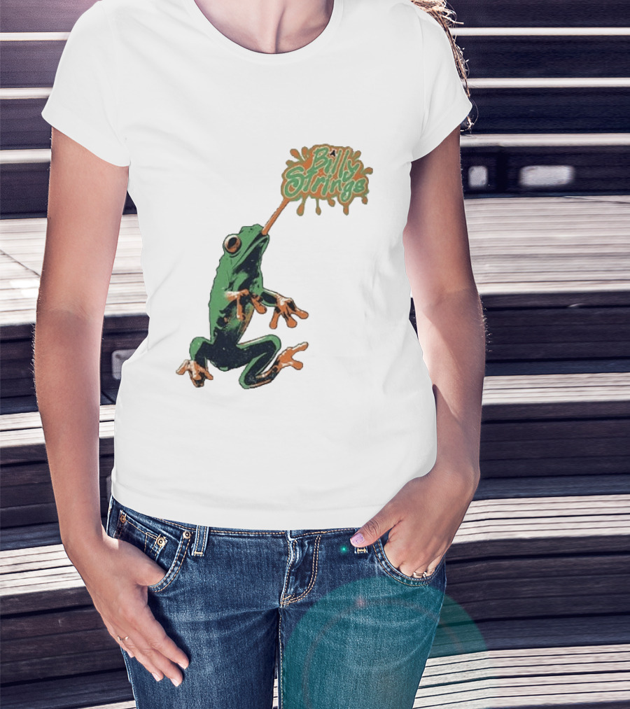 Billy Strings Frog With Orange Tongue And Fruit T-Shirt