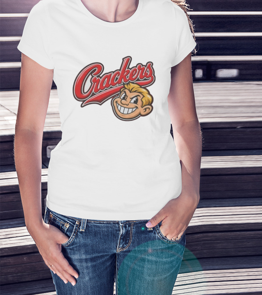 Crackers Vintage Baseball Team T-Shirt