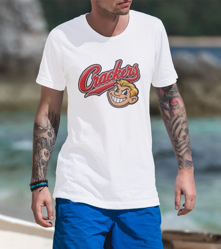 Crackers Vintage Baseball Team T-Shirt