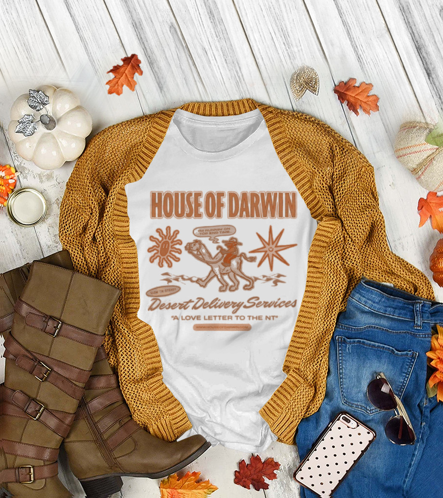 House Of Darwin Stuart Highway Services A Love Letter To The NT Mono T-Shirt