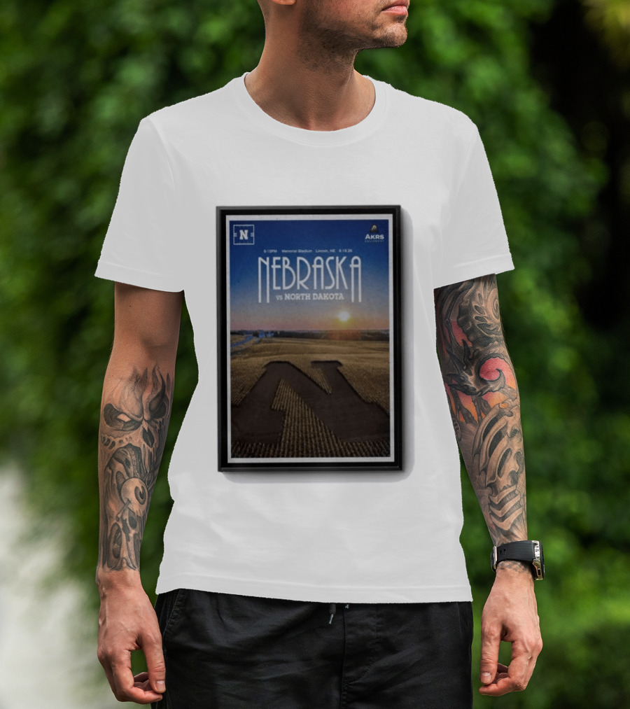NEBRASKA Vs NORTH DAKOTA Memorial Stadium Lincoln Sep 19 2026 College Football T-Shirt