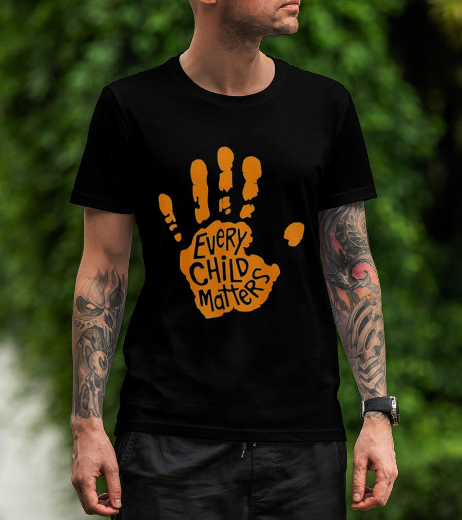 Every Child Matters Orange Handprint T-Shirt