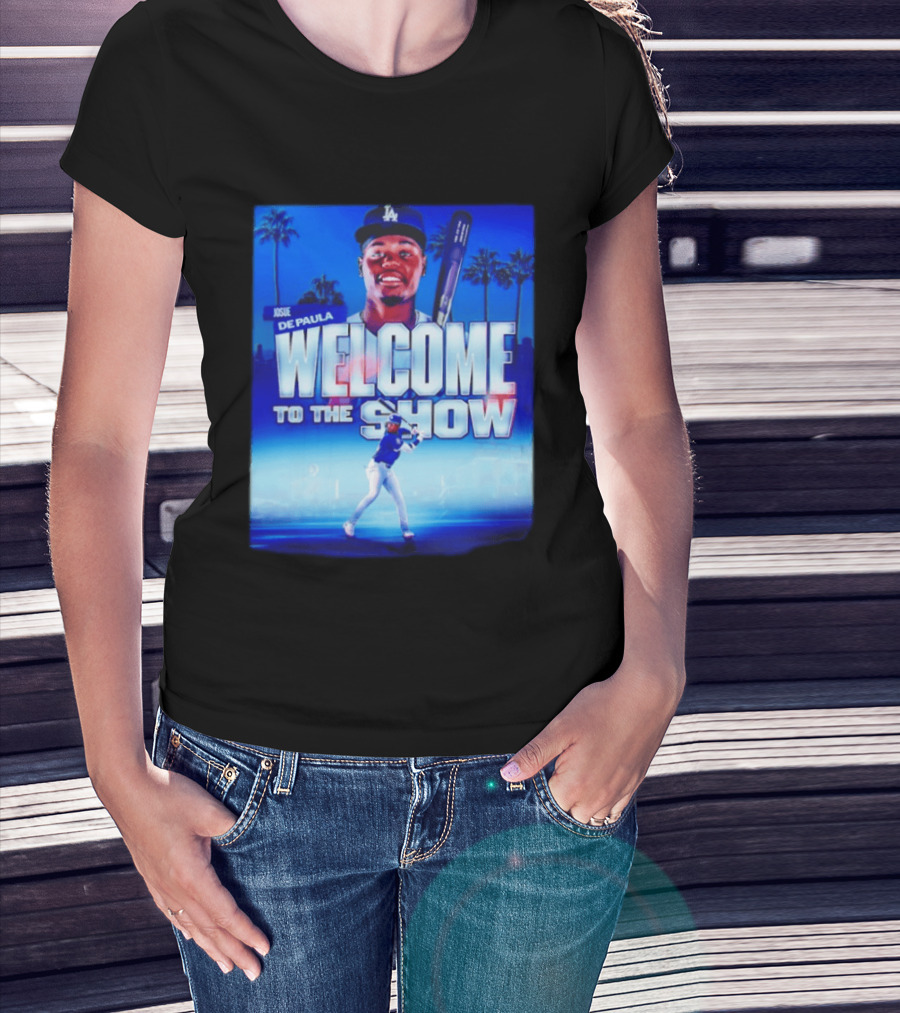 Josue De Paula Welcome To The Show Los Angeles Dodgers T-Shirt