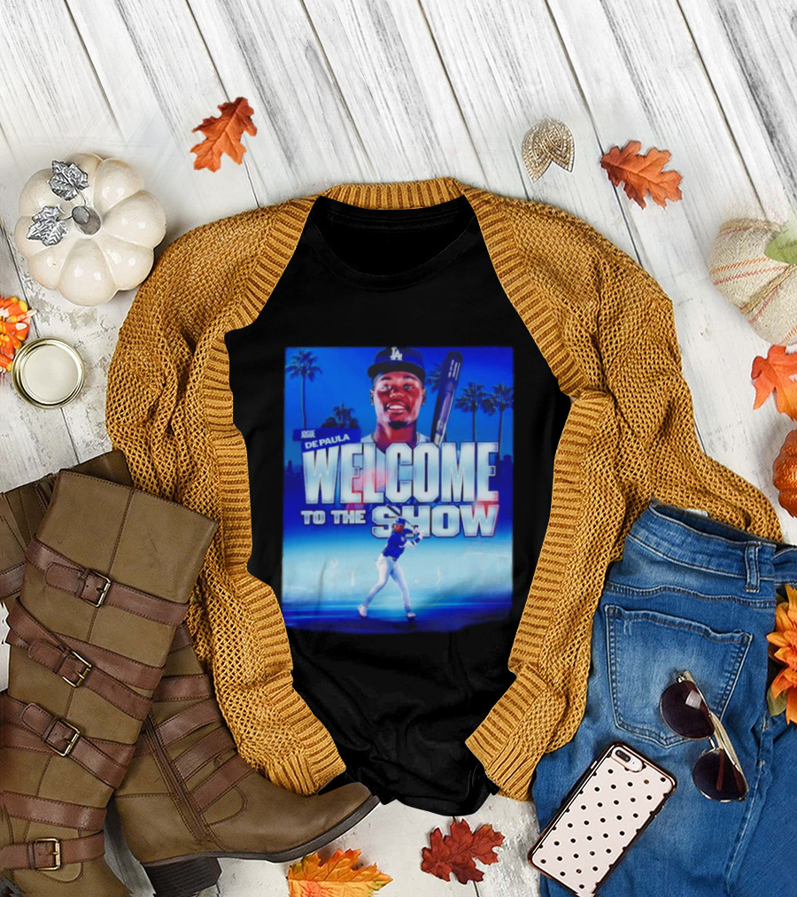 Josue De Paula Welcome To The Show Los Angeles Dodgers T-Shirt