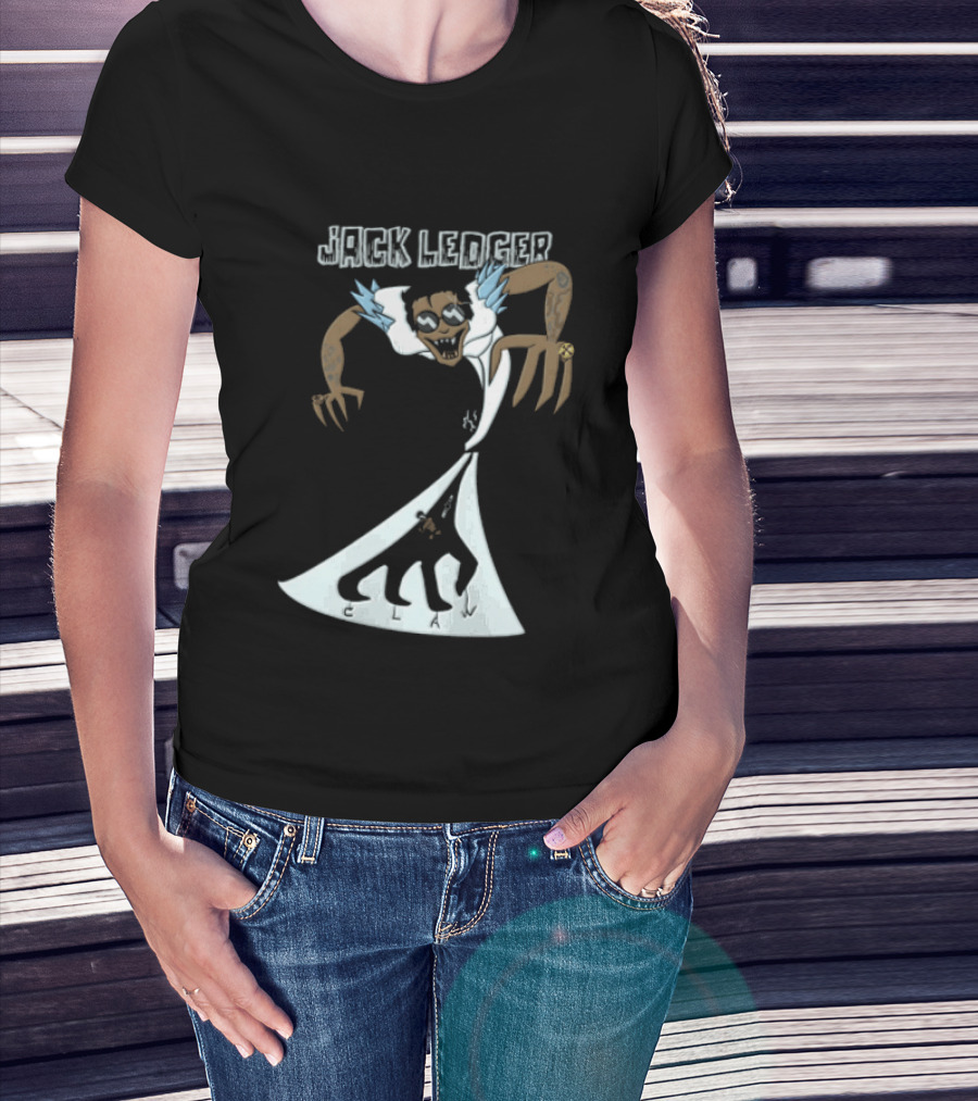 Jack Ledger Horror Character Summoning Creepy Figure T-Shirt