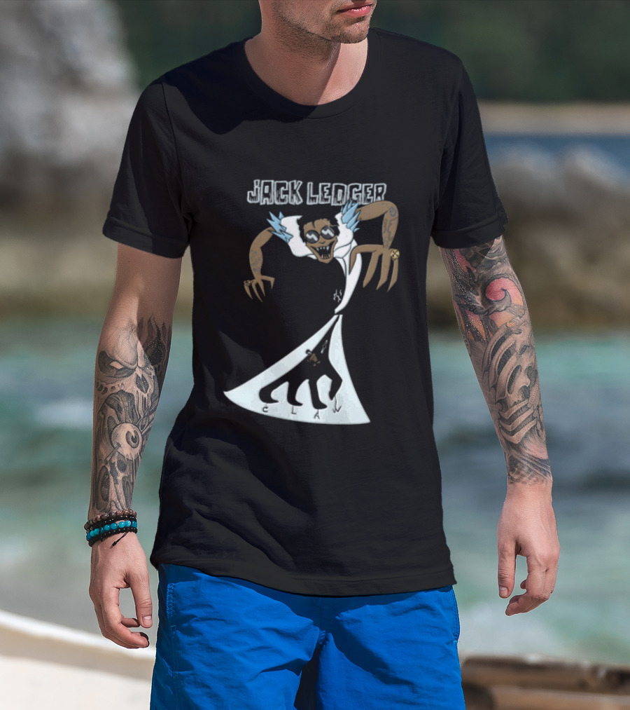Jack Ledger Horror Character Summoning Creepy Figure T-Shirt