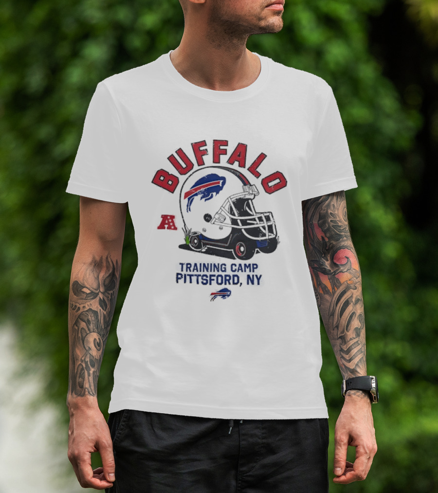Buffalo Bills Training Camp 2026 Pittsford NY NFL Football Helmet T-Shirt