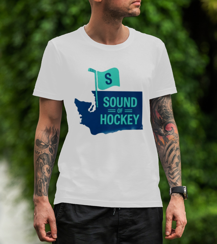 Seattle Kraken Sound Of Hockey State Flag S T-Shirt