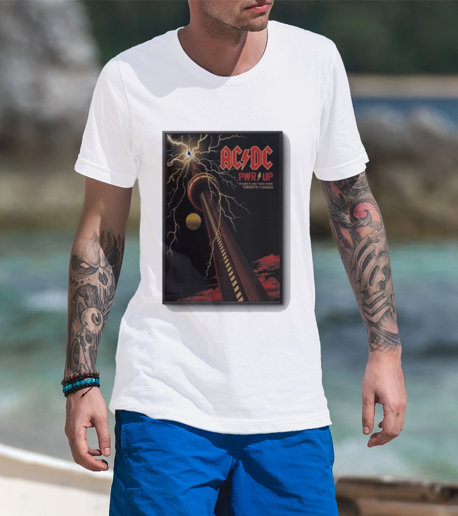 AC DC PWR UP Toronto Canada 2026 Rogers Stadium Concert T-Shirt