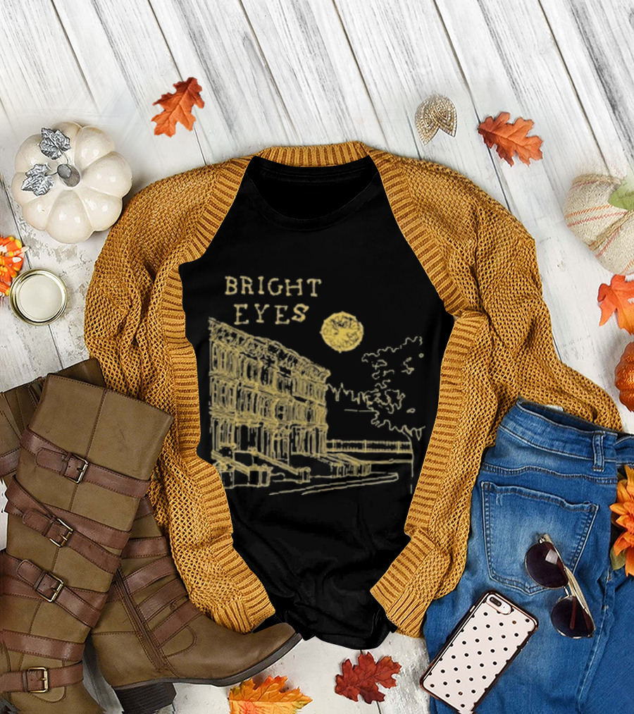 Bright Eyes I'm Wide Awake It's Morning Sun And Building Scene T-Shirt
