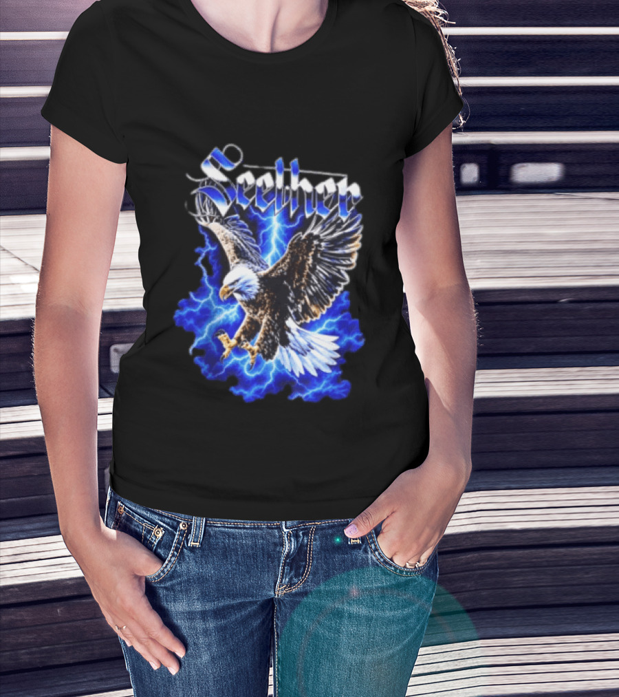 Seether Eagle Lightning Alternative Metal Band T-Shirt