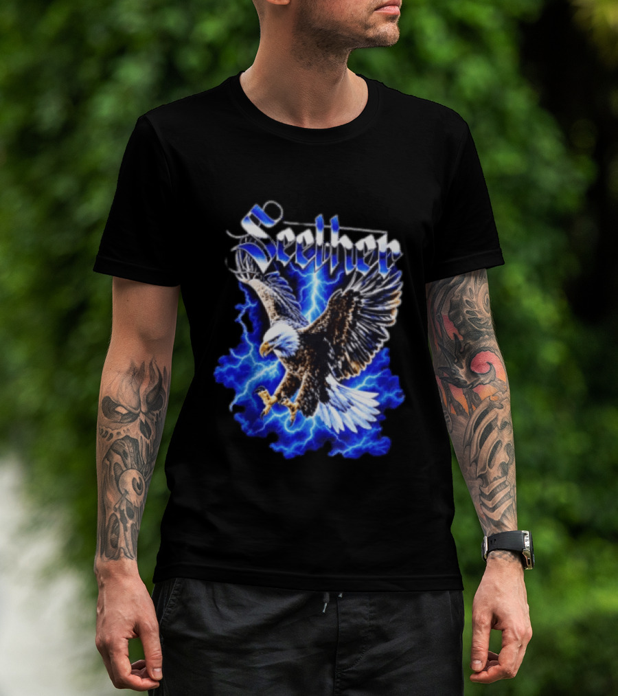 Seether Eagle Lightning Alternative Metal Band T-Shirt