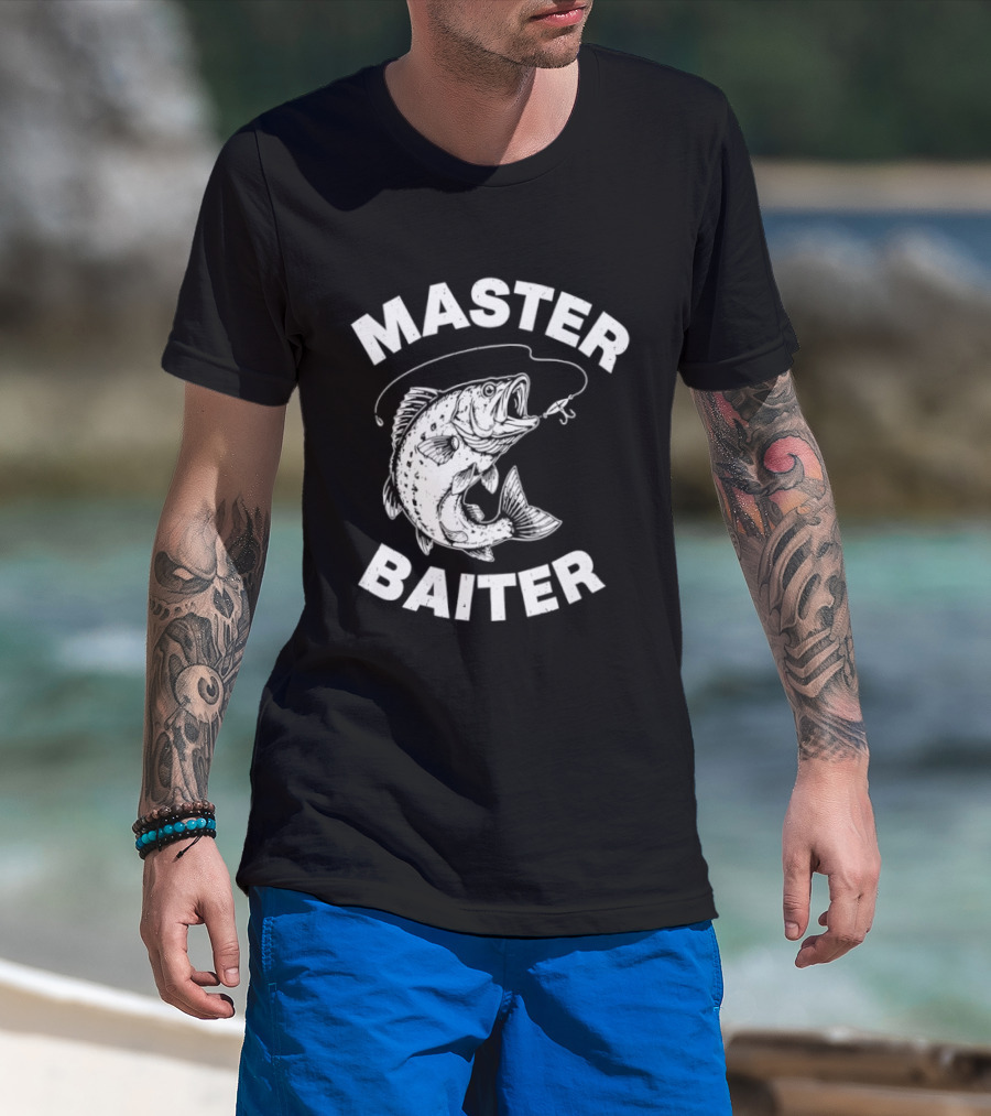 Master Baiter Fishing Hook Fish T-Shirt