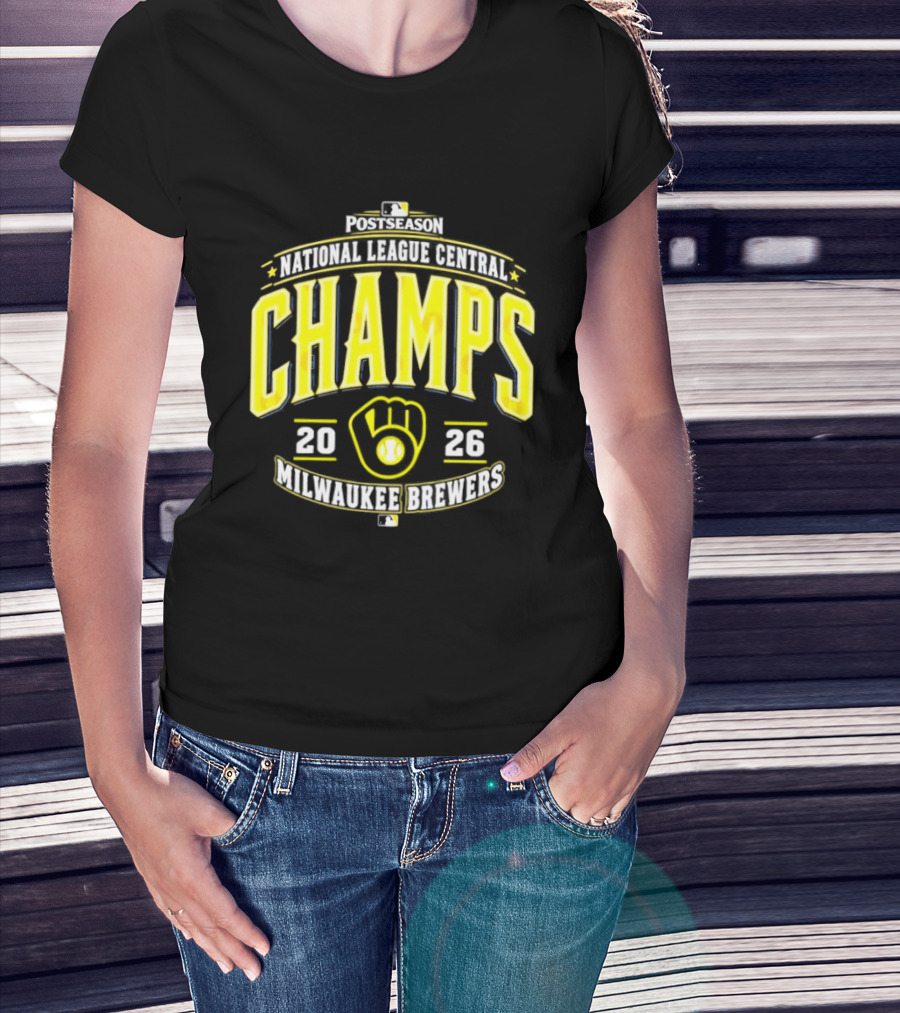 Milwaukee Brewers National League Central Champs 2026 T-Shirt