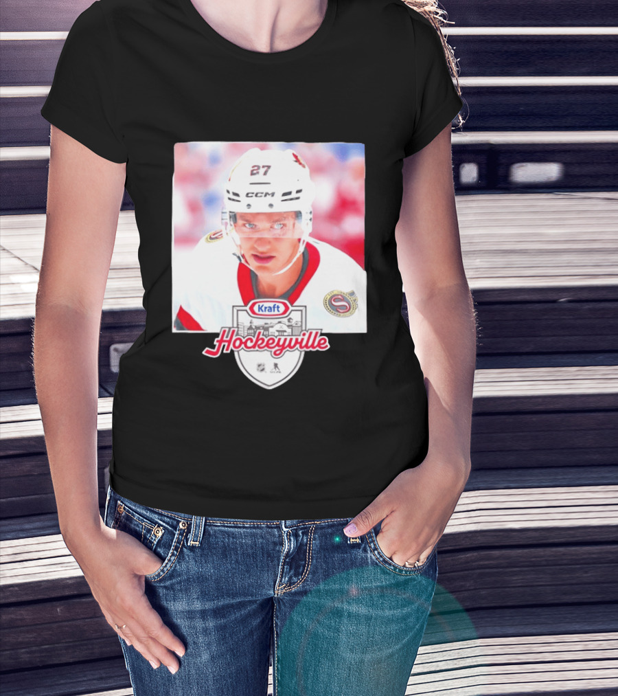 Ottawa Senators 27 Kraft Hockeyville CCM T-Shirt
